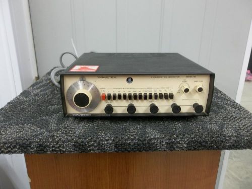 VINTAGE WAVETEK FUNCTION GENERATOR 2 MHZ MODEL 182 120V WORKS !!