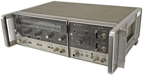 Hp agilent 8620c sweep signal source radio oscillator w/86222b rf plug-in parts for sale