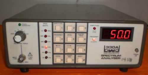 Mcvan instrument bwd 330a spectrum analyser for sale