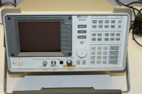 Agilent / HP 8594L 9kHz  - 2.9 GHZ 50 Ohm Spectrum Analyzer. Tested &amp; Working.