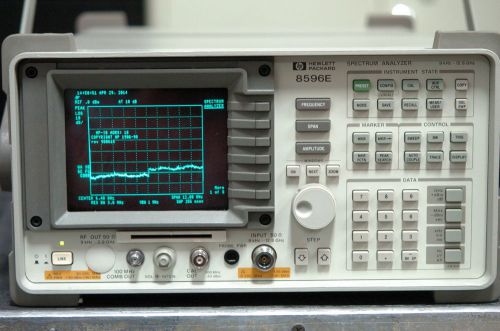 Agilent / HP 8596E 9 kHz to 12.8 GHz Spectrum Analyzer w/Opt 041 GPIB Interface
