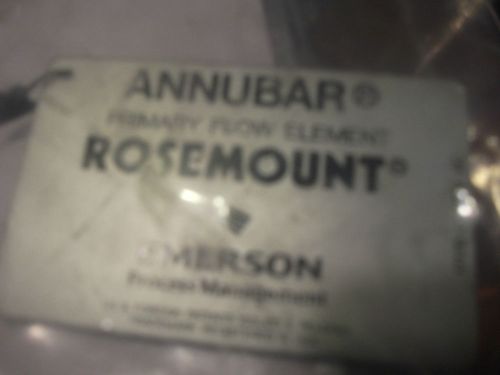 Primary flow element rosemount annubar for sale