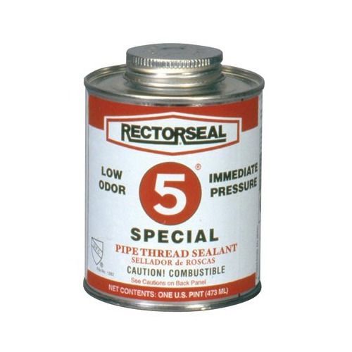 Rectorseal 25551 8-oz. #5 pipe thread sealant 1/2 pint - quantity 24 for sale
