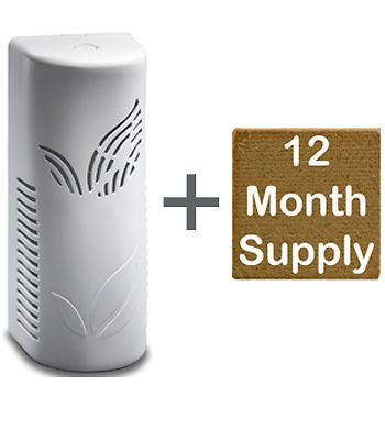 Air Freshener Dispenser + 12 Month Supply