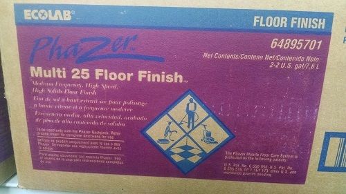 Ecolab phazer monostar multi-25 medium solids floor finish (case of 2/2 gallons) for sale