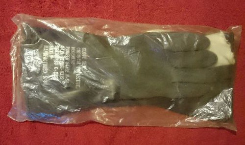 Chemical protective gloves size 9 for sale