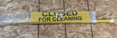 Closed for cleaning sign