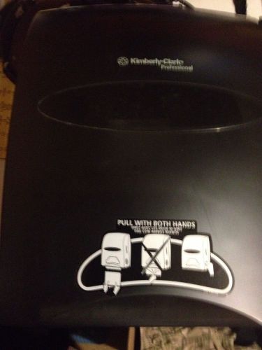 kimberly-clark professional in sight touch less roll towel dispenser