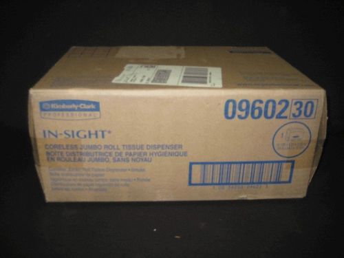 New kimberly clark 09602 in-sight coreless jrt tissue dispenser for sale