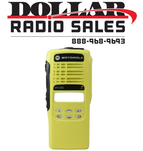 New Motorola Yellow HT250 HT1250LS 16CH Radio Front Housing Case