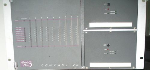 CLEAR-COM COMPLETE INTERCOM SYSTEM, COMPACT 72, ICS-2003, ICS-92, XLP-22, XLP-12