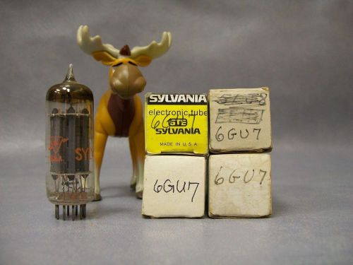 6gu7 vacuum tubes  lot of 4  sylvania / silvertone for sale