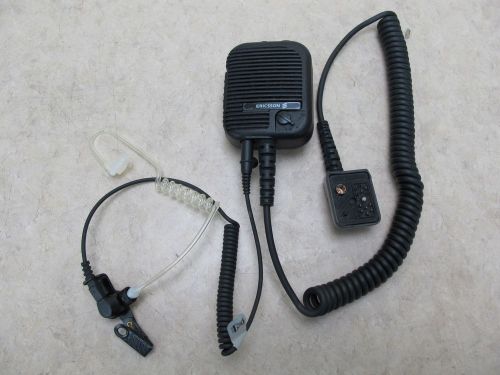Ericsson Lapel/Remote Speaker Microphone KRY-101 1617 / R2A DE with Earpieces
