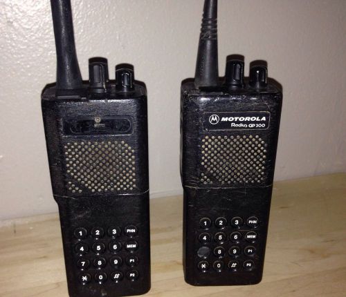 Lot of 2 Motorola GP300 UHF Radios
