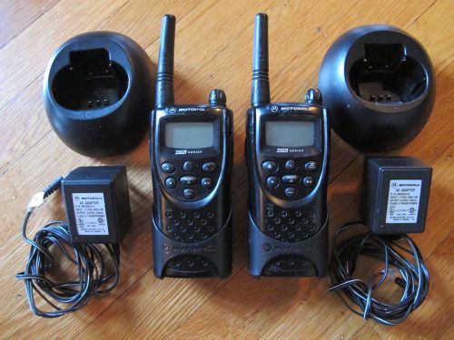 2 motorola xtn model xu2600 radios - complete set for sale