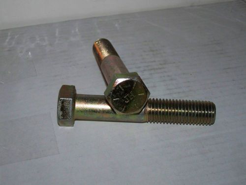 3/4-10 x 4 1/4 grade 8 hex bolt / cap screw unc yellow zinc pk 10 for sale
