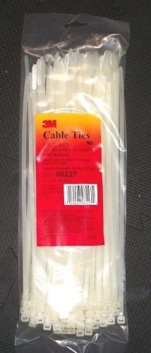 3M™ Standard Cable Tie 06227, Natural, 11 in, 100 per bag