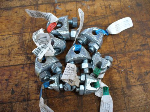 Assortment of Cable clamps New With Tags 9 pcs.