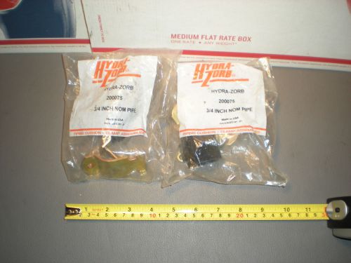 Lot of 2 hydra-zorb 200075 3/4&#034; nom pipe clamp assembly nib for sale