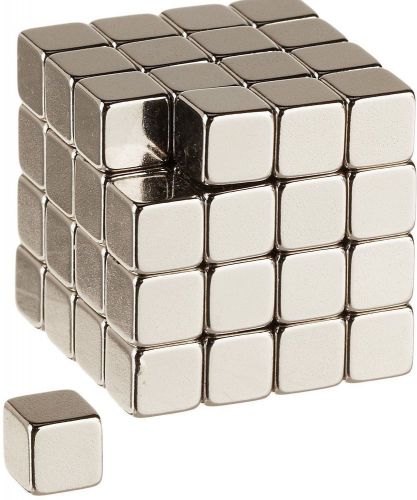 New 64 Pieces Neodymium Rare Earth Magnets 1/4&#034; Inch Cube N48