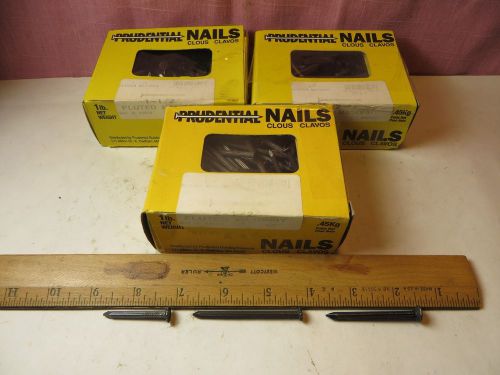 3 Boxes of Fluted  Masonrry Nails 1 1/2&#034; - 2&#034; - 2 1/2&#034;