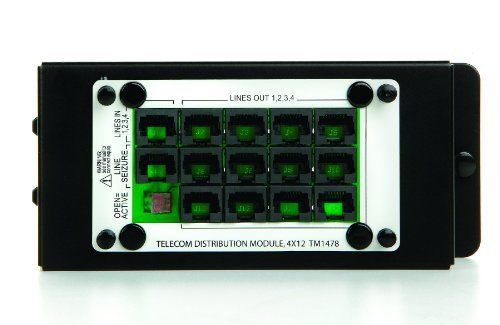 On-q/legrand tm1478 4x12 telecom module with rj-31x for sale
