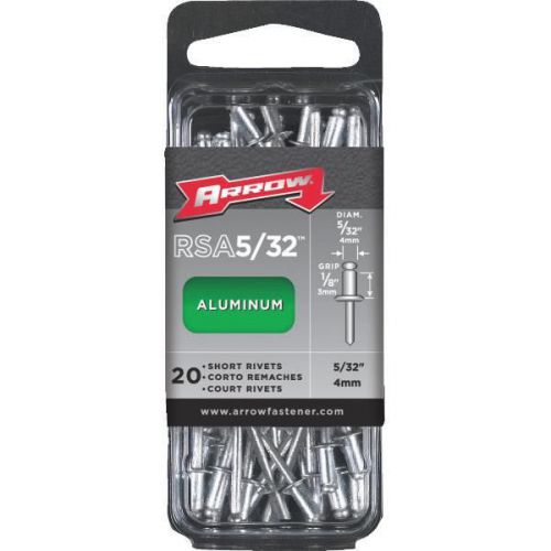 Arrow fastener rsa5/32 rivets-5/32x1/8 alum rivet for sale