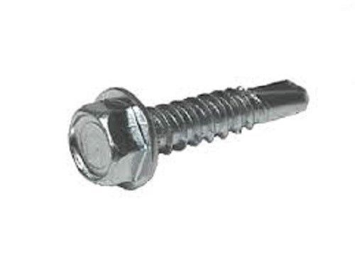 Hex washer head #10 x 1&#034; self-drilling tek screws- 500 pcs for sale