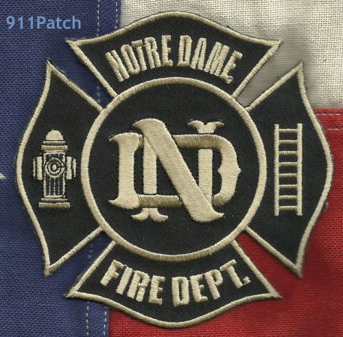 NOTRE DAME, IN - University of Notre Dame Fire Department FIREFIGHTER Patch