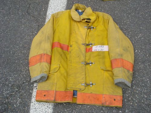46x35 jacket coat firefighter bunker fire gear body guard ....j293 for sale