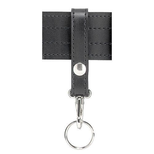 Safariland 169S-9B Black BW Brass Single Snap Key Ring Fits 2.25&#034; Wide Belts