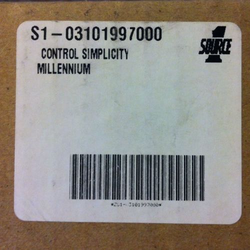 New :  Source 1 S1-03101997000 Control Board Simplicity Elite Millennium Sealed