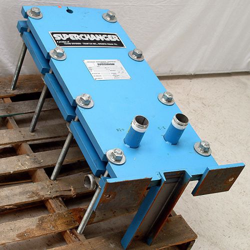 Tranter superchanger plate heat exchanger ux-195-uj-18 34.4 square feet 100psi for sale