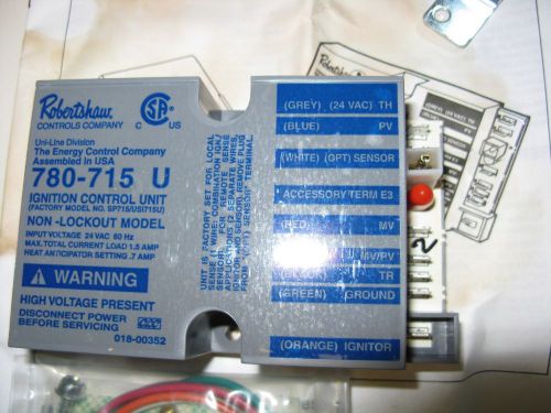 Robertshaw 780-001 universal ignition module uni kit non lockout new /inst. for sale