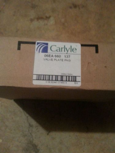 carlyle 06EA 660 137- valve plate- new in box