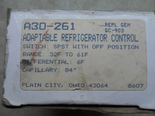 (x5-17) 1 nib ranco a30-261 adaptable refrigerator control for sale