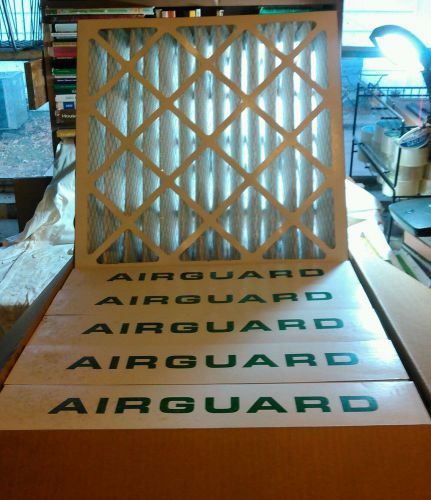 BOX OF 6 AIRGUARD AIR FILTERS. 20X20X4. Type do 4-40 max