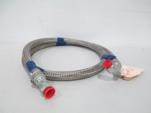 NEW GATES 12M2T-12FJX-12FJX-92 STAINLESS HYDRAULIC HOSE 92IN LONG D229869