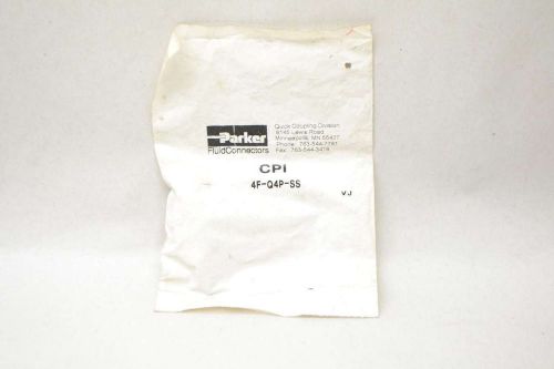 NEW PARKER 4F-Q4P-SS CPI 1/4 IN NPT QUICK COUPLING HYDRAULIC FITTING D441747