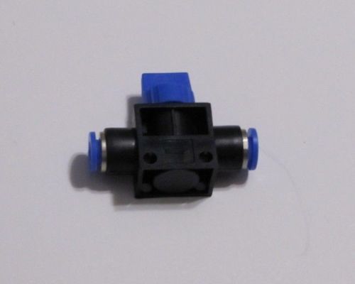 Mini pneumatic ball valve with 1/4&#034; od tube push to connect one touch fittings for sale
