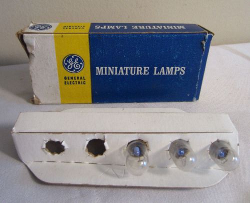Box Of 3 GE General Electric 1488 GE1488 Miniature Light Bulb Lamps
