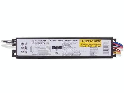 Howard lighting products e4/32is-120sc 3 lamp f32t8 electronic  e4/32is-120sc-bp for sale