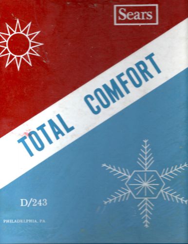 1970 sears total comfort dealers-service notebook-heating-air conditioning-rare for sale