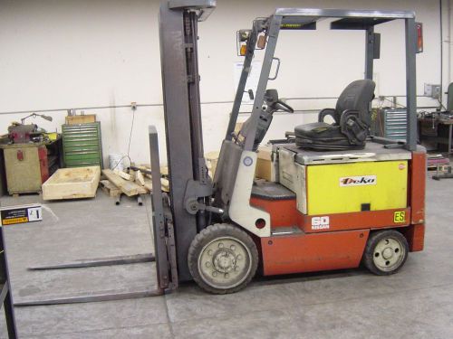 Electric Forklift, 6000 Lbs, Nissan PE60Y