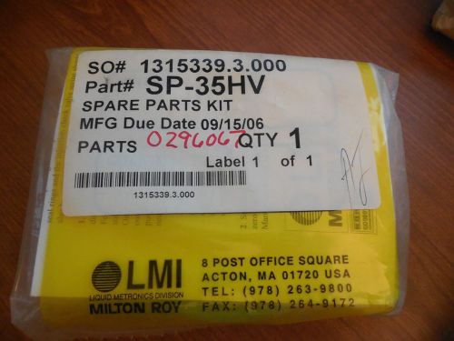 LMI Milton Roy Spare Parts Kit SP-35HV SP35HV 1315339.3.000 New