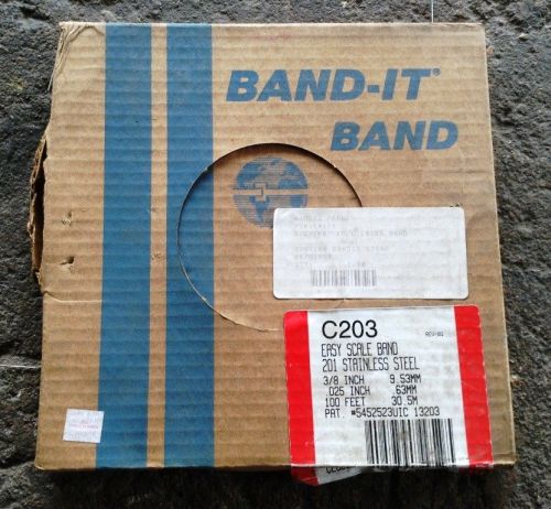 *new* band-it band 3/8&#034; band c203 stainless steel $50.00 for sale