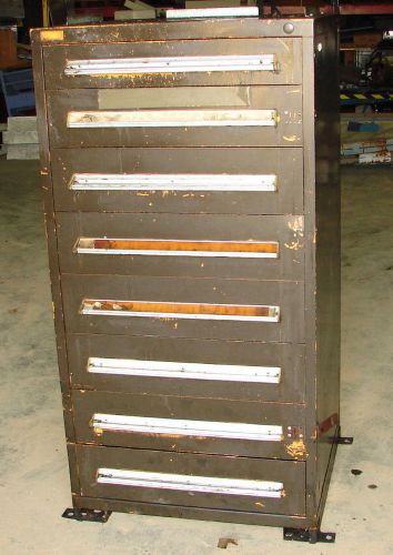 Vidmar 8 drawer industrial tool storage cabinet 30 x 28 x 59 ***fair*** for sale