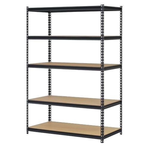 Edsal, urwm184872bk, steel storage rack, 5 adjustable shelves, 4000 lb. capacity for sale
