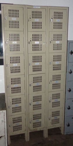 RESTAURANT STORAGE GYMNASIUM LOCKERS SCHOOL SQUARE SET padlock Lock 18 Lockers