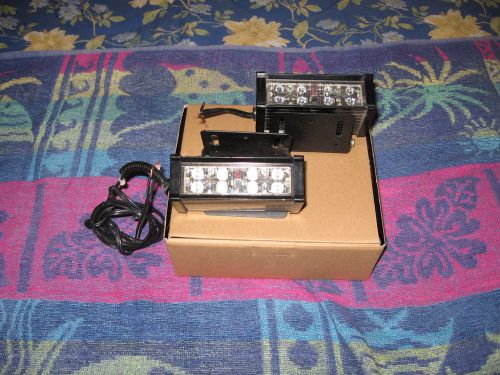 SET OF CODE 3 LX1FB &amp; LX1FR dash deck light in great condition